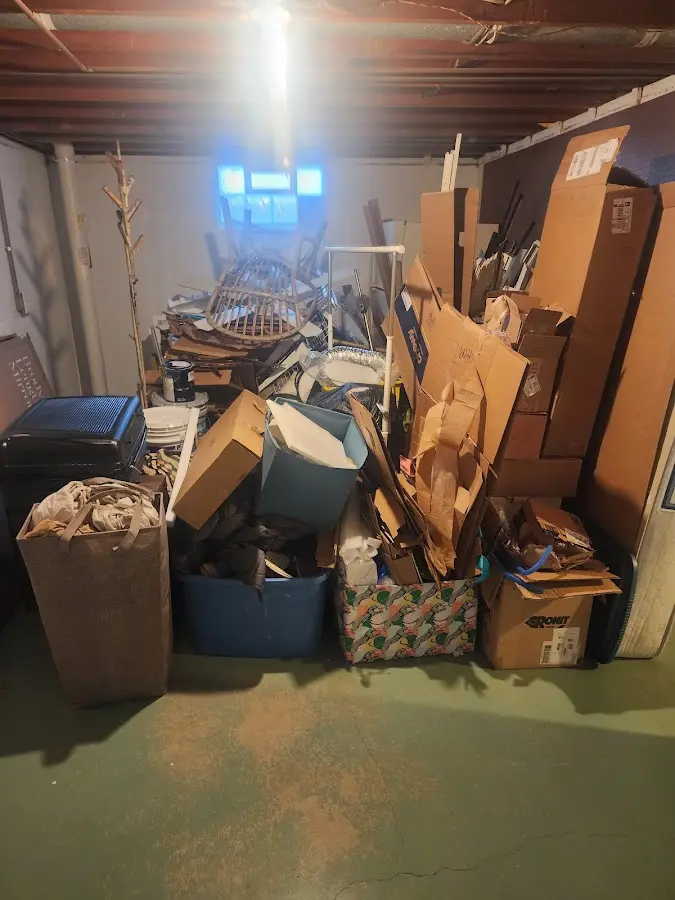 Roll-off dumpster container at job site for Roll Off Dumpster Rental in Durant